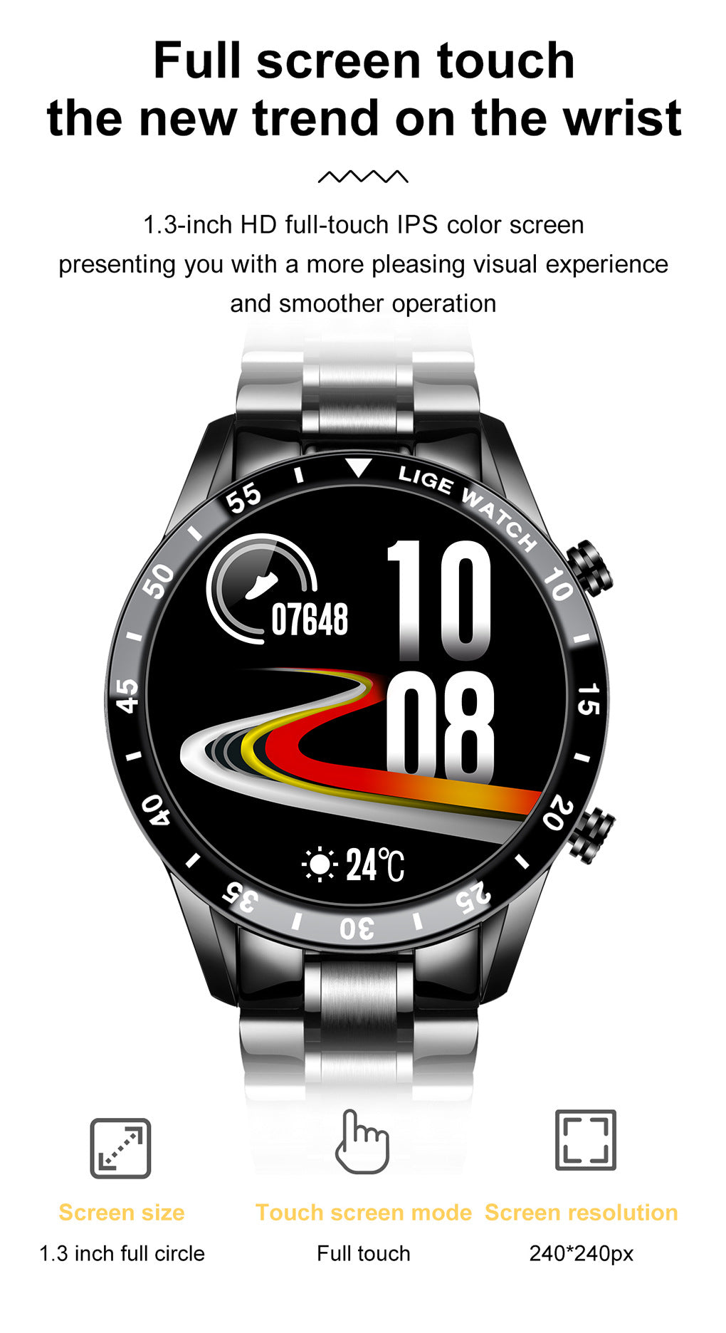 Lige'S New Smart Watch Upgrade Smart Wearable Watch